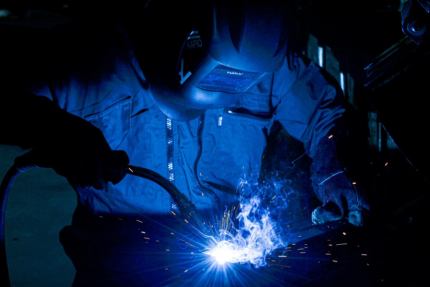 Bobby's Welding in action